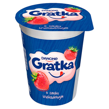 Gratka Deser o smaku truskawkowym 290 g