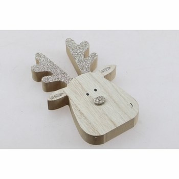 EM&EM Figurka drewniana renifer