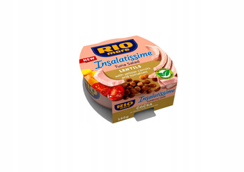 Rio Mare sałatka z soczewicą i tuńczykiem 160g