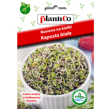 Nasiona na kiełki - Kapusta biała 10g PlantiCo