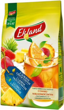 Ekland Napój herbaciany instant o smaku wieloowocowym 300 g