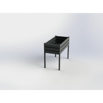 Warzywnik z dnem antracyt Garden Steel