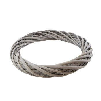 EM&EM Wianek wiklinowy 40cm szary