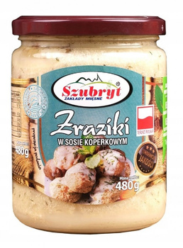 Zraziki w sosie koperkowym Szubryt 480g