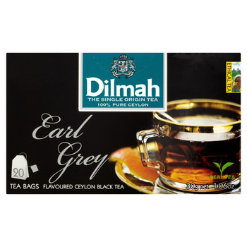 Dilmah Earl Grey Cejlońska czarna herbata 30 g (20 x 1,5 g)