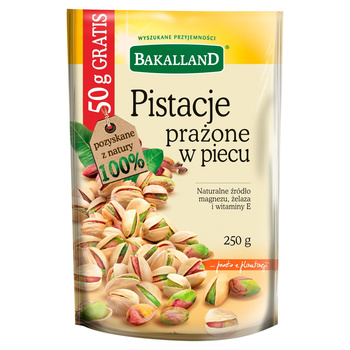 Bakalland Pistacje prażone w piecu 250 g