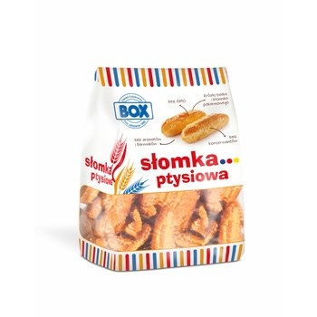BOX Słomka ptysiowa 40G bez cukru