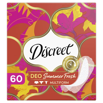 Wkładki higieniczne Discreet Oddychający materiał Multiform Summer Fresh x60