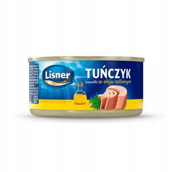 Lisner Tuńczyk w kawałkach w oleju roślinnym 170 g