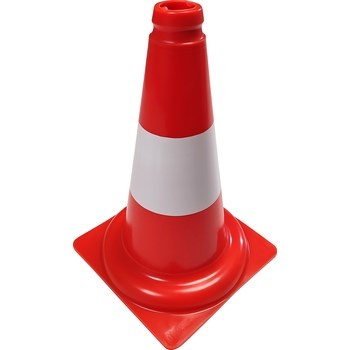 Pachołek drogowy 35 cm z 1 pasem