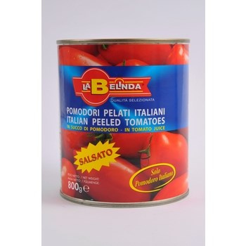 La belinda pomidory całe bez skórki 800g