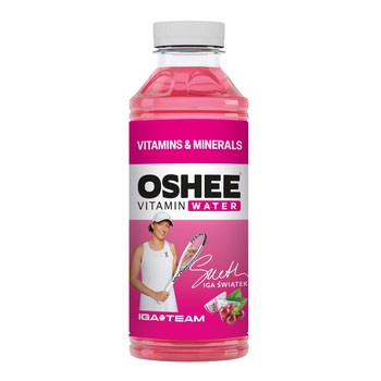 Oshee Vitamin Water Napój niegazowany o smaku czerwonych winogron dragonfruit 555 ml