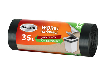 Grosik Worki na śmieci 35 l 15 szt