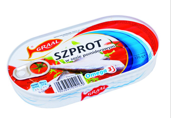 Graal Szprot w sosie pomidorowym 170g