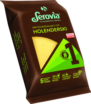 Serovia #1 dojrzewający ser typ Holenderski tłusty kawałek 250g
