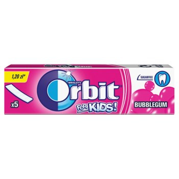 Orbit For Kids Classic Guma do żucia bez cukru 13 g (5 listków)