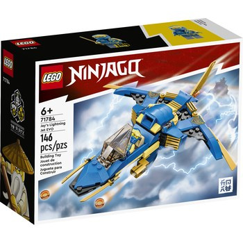 Klocki LEGO Ninjago 71784 Odrzutowiec ponaddźwiękowy Jay’a EVO
