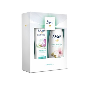 Dove FW ECO3 (SG+BL) variant 2 - PISTACHIO CREAM&MAGNOLIA SG 250ML+ PAMPERING PISTACHIO BL 250ML
