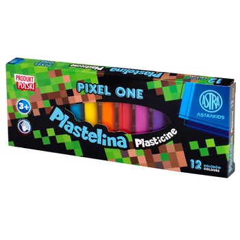 Astra Plastelina Pixel One 12 kolorów