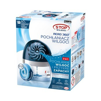 CERESIT STOP Wilgoci Pochłaniacz wilgoci AERO 360° granatowy, 450g