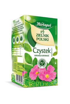 Herbapol Zielnik Polski Suplement diety herbatka ziołowa czystek 40 g (20 x 2 g)