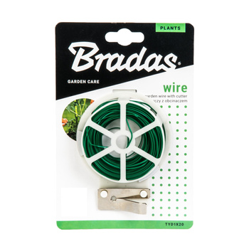 Drut ogrodniczy z obcinaczem - 50 m  Bradas