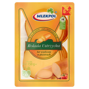 Mlekpol Ser Rolada Ustrzycka w plastrach 150 g