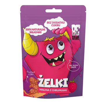 BeRAW Kids Żelki Malina z Chrupkami 35g