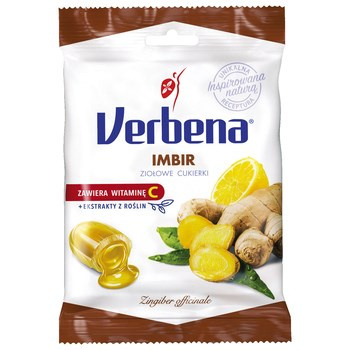 VERBENA CUKIERKI IMBIR 60G