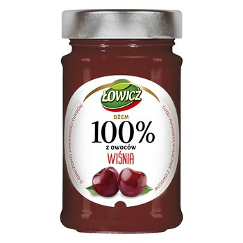 ŁOW.DŻEM 100% WIŚNIA 210G