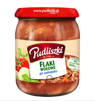 Pudliszki Flaki wołowe po zamojsku 500 g