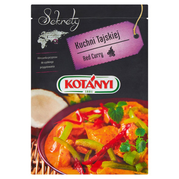 Kotányi Sekrety Kuchni Tajskiej Red Curry Mieszanka przypraw 20g