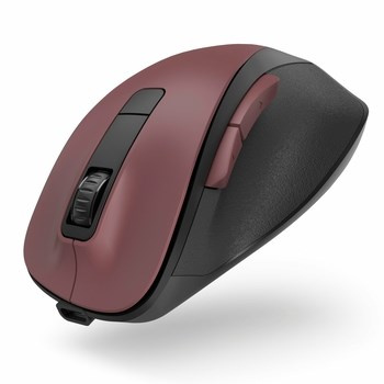 Mysz optyczna bezprzewodowa Hama MW-500 173033 bordowa