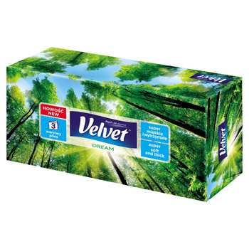 Velvet Dream Chusteczki uniwersalne 3 warstwy 90 sztuk