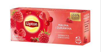 Lipton Fruit Malina i Żurawina 20TB