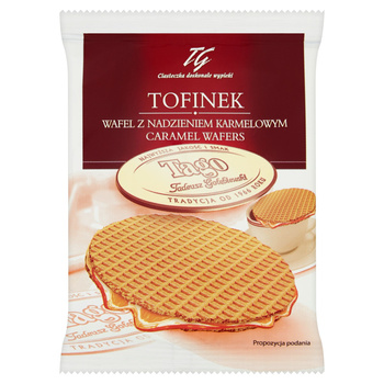 Tago Tofinek Wafel z nadzieniem karmelowym 40 g