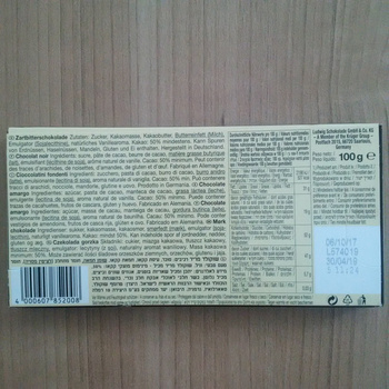 Schogetten Czekolada gorzka 100 g