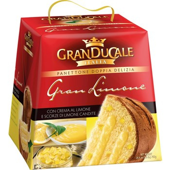Ciasto Panettone Granducale z kremem cytrynowym 750g