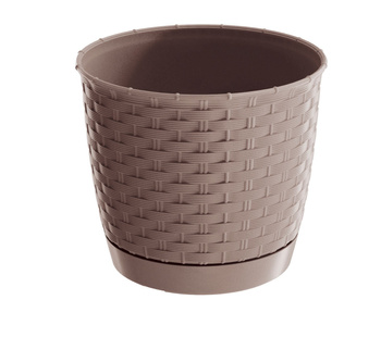 Doniczka Prosperplast Ratolla śr 16,5 cm mocca