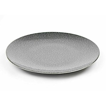 Talerz deserowy 22cm Zina Graphite Porcelana Bogucice