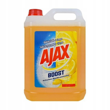 Ajax płyn czyszczący uniwersalny, chroni delikatne powierzchnie (ceramika i marmur) boost soda&cytryna 5l
