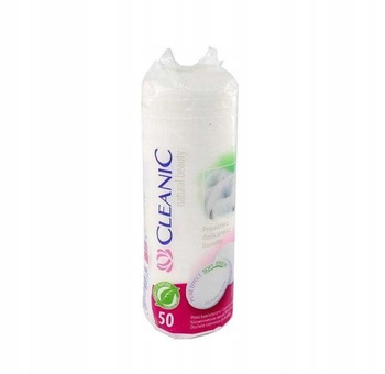 Cleanic Pure Effect Płatki kosmetyczne okrągłe 50 sztuk