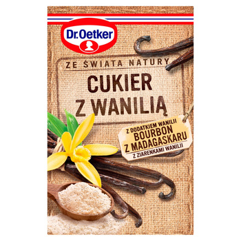 Dr Oetker Ze świata natury Cukier z wanilią 12g