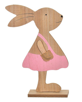 JUMI Zając drewniany - dziewczynka