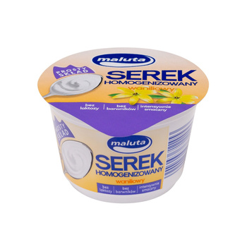 Maluta Serek homogenizowany waniliowy bez laktozy 200 g