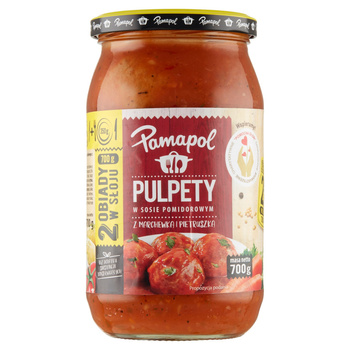 Pamapol Pulpety w sosie pomidorowym z marchewką i pietruszką 700g