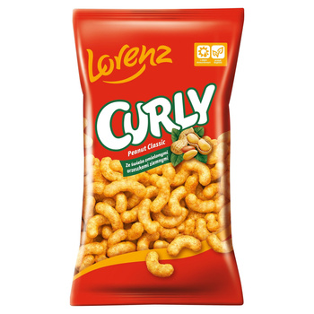 Curly Chrupki kukurydziane ze zmielonymi orzeszkami ziemnymi 120 g