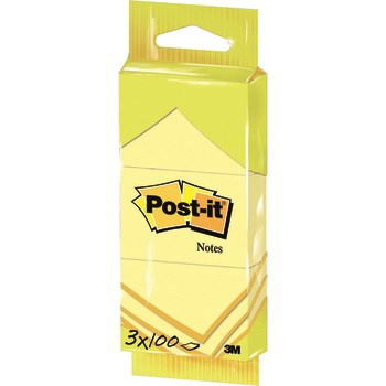Notesy Samoprzylepne Post-It® o wymiarach 38 x 51 mm(3 bloczki)