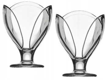 Komplet 2 pucharków do lodów TULIPAN 300 ml Ice Ville
