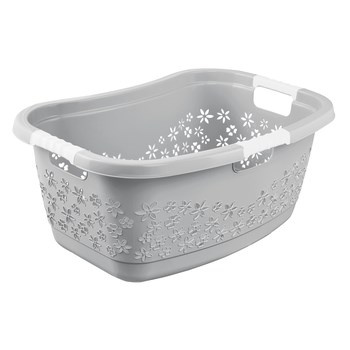 Ergonomiczny kosz na pranie z miękkimi uchwytami  lasse 50 l Keeeper